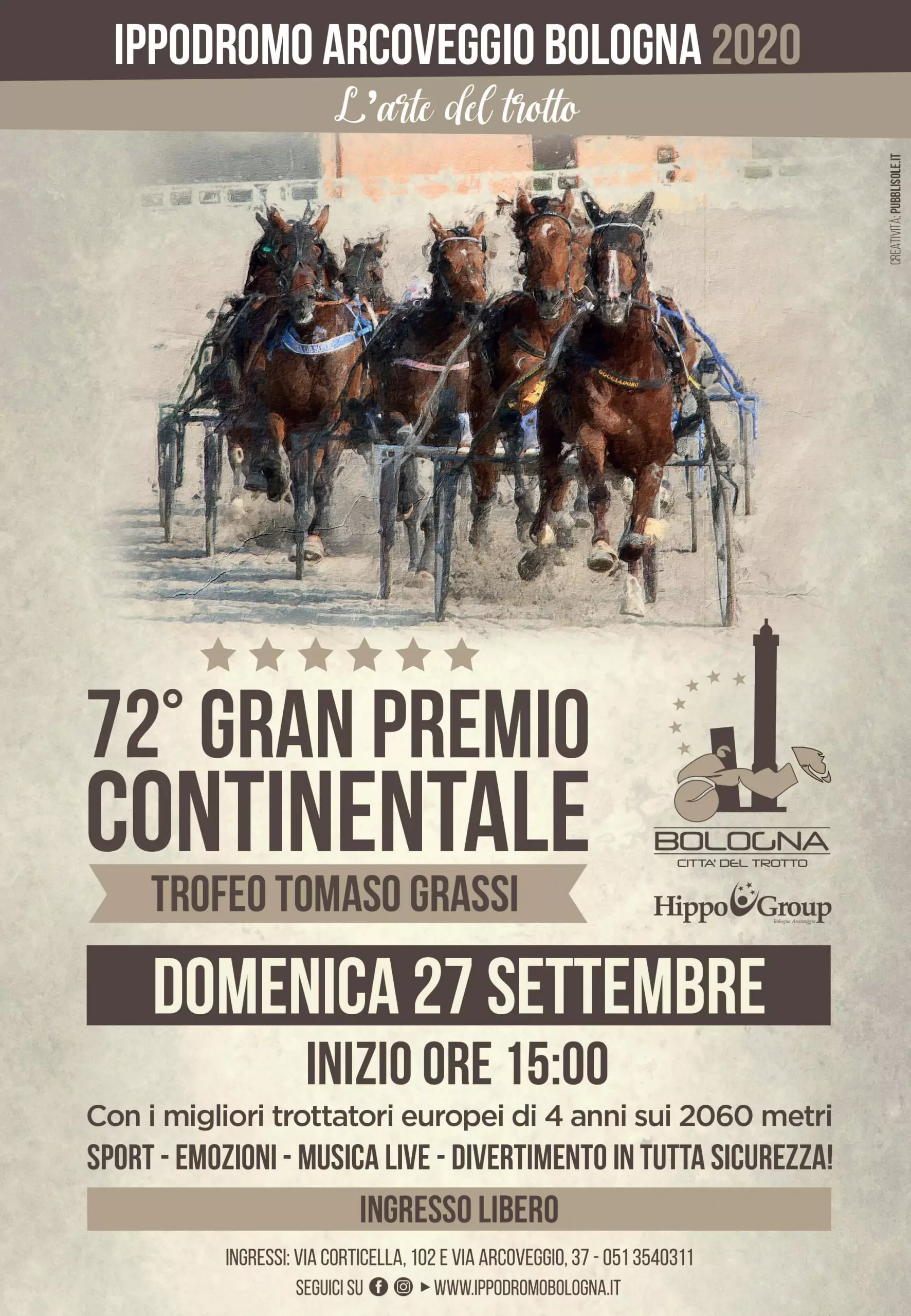 Ippodromo di Bologna 2020