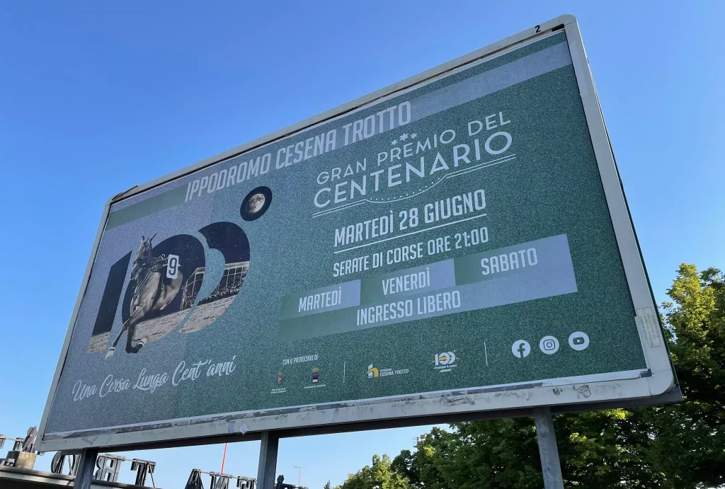 Pubblisole realizza la creatività 2022 degli ippodromi di Cesena e Bologna