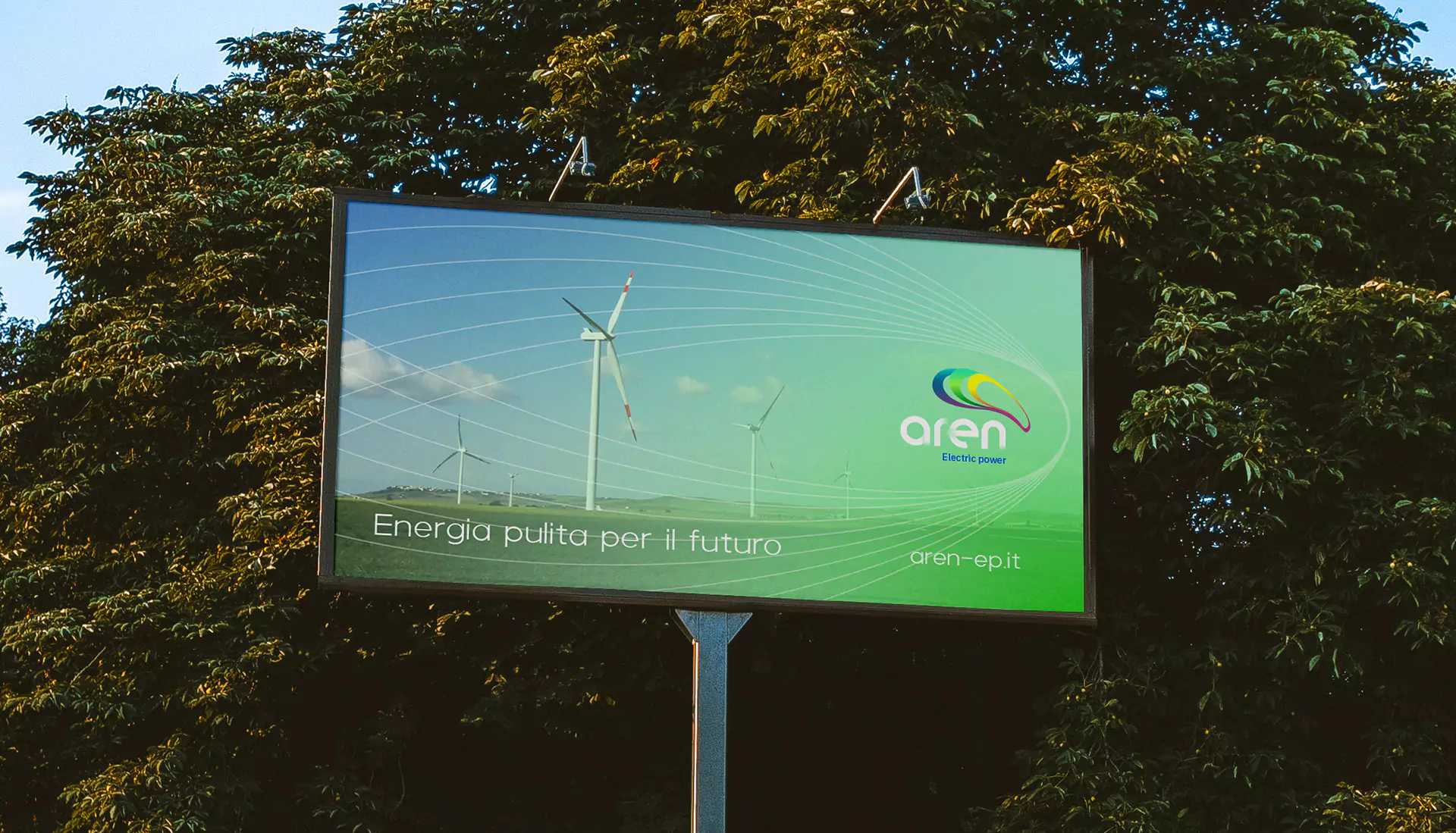Nuovo logo e immagine coordinata Aren Electric Power