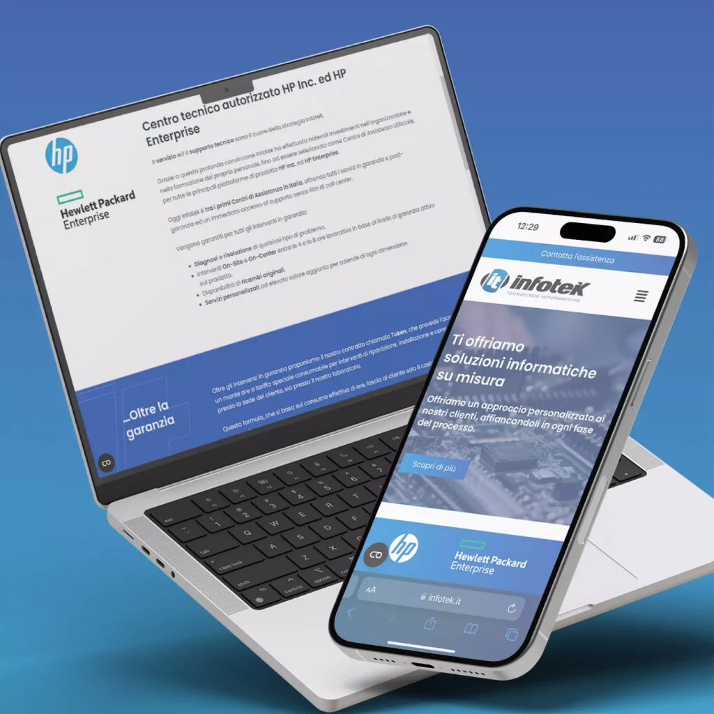 Realizzazione sito web Infotek