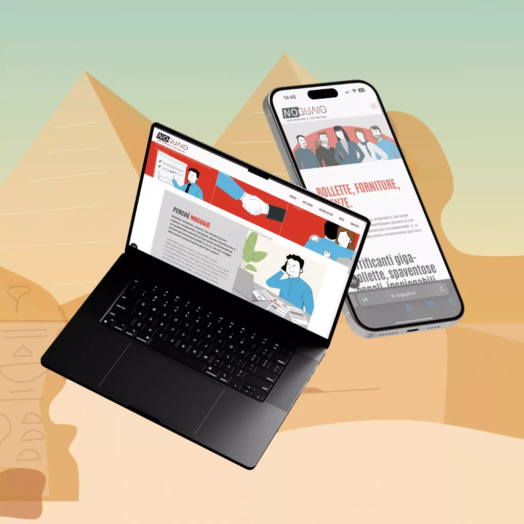 Realizzazione immagine coordinata e sito web NoGuaio