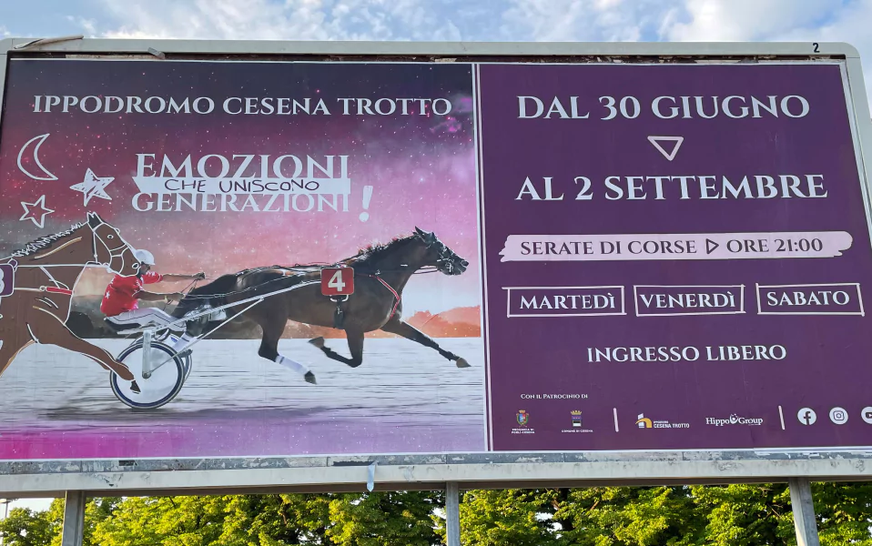 Pubblisole cura la comunicazione degli Ippodromi di Cesena e Bologna