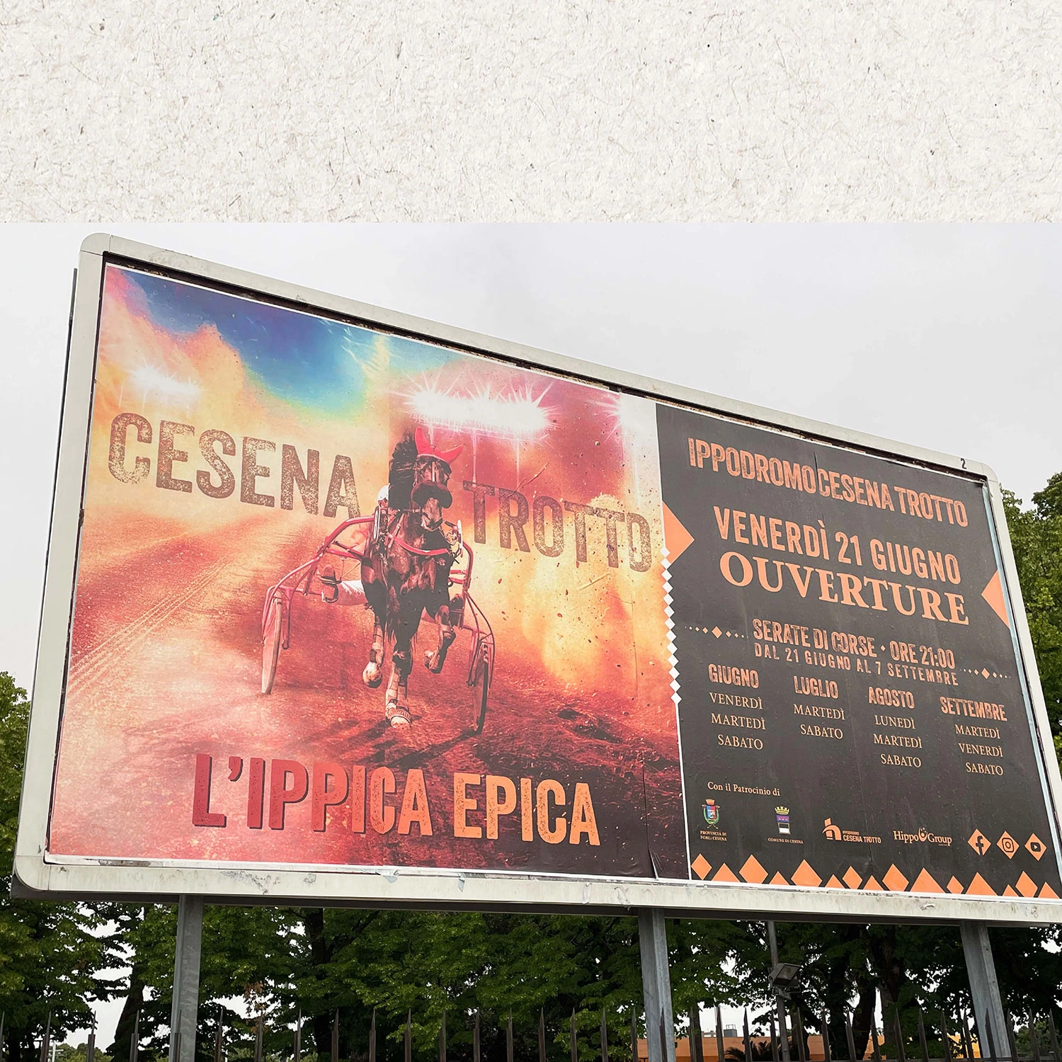Realizzazione Creatività Ippodromo 2024